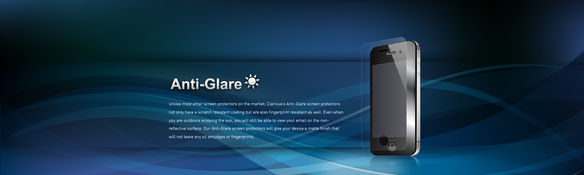 Anti-Glare Screen Protectors